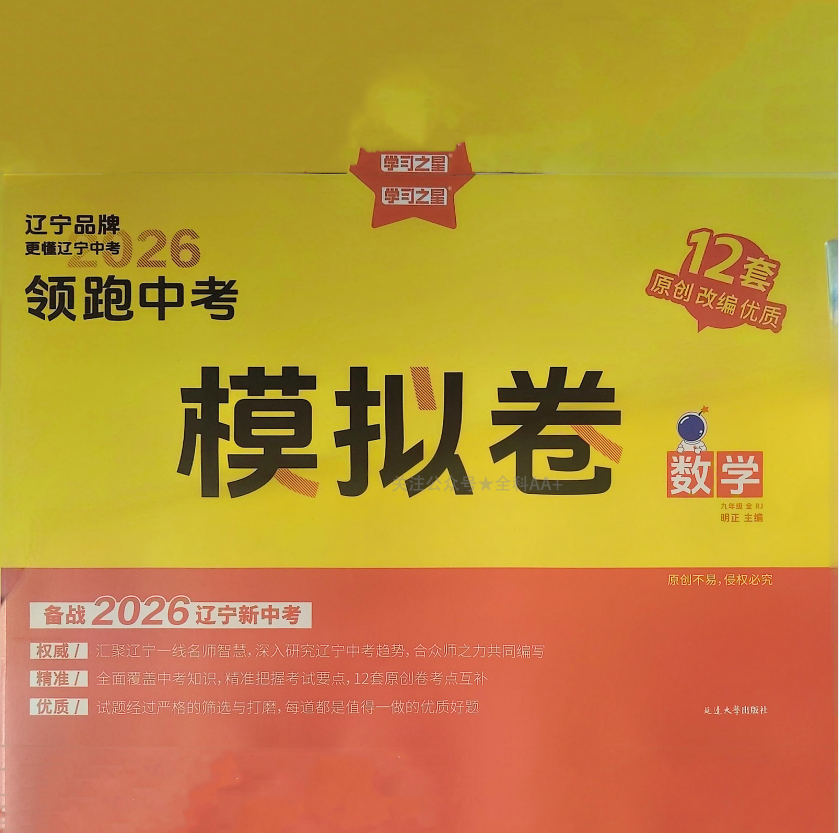图片[2]-领跑 初中数学 模拟试卷 PDF文档 2026年 下载-铁哥数学--专业的数学资料网站